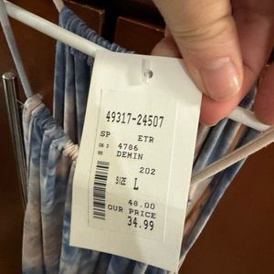 Tye dye maxi dress with spaghetti straps